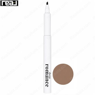 ماژیک هاشور ابرو پودری دیپ رومنس Brown با رنگ قهوه‌ای طبیعی