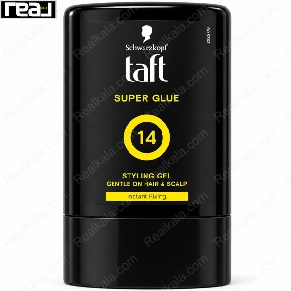 ژل حالت‌دهنده مو تافت Super Glue درجه 14 حجم 300 میلی‌لیتر