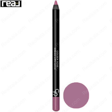 مداد لب گلدن رز سری Dream Lips شماره 535 با بدنه مشکی و مغزی یاسی صورتی دودی