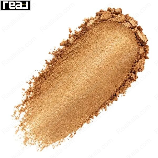 سواچ رژگونه Terracotta Stardust گلدن رز شماره 104 با رنگ برنز عسلی طلایی درخشان و بافت نرم و ابریشمی