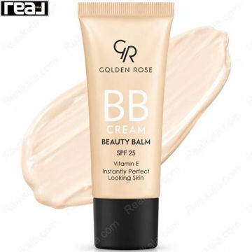 بی بی کرم گلدن رز شماره 01 با SPF 25 مناسب پوست خیلی روشن