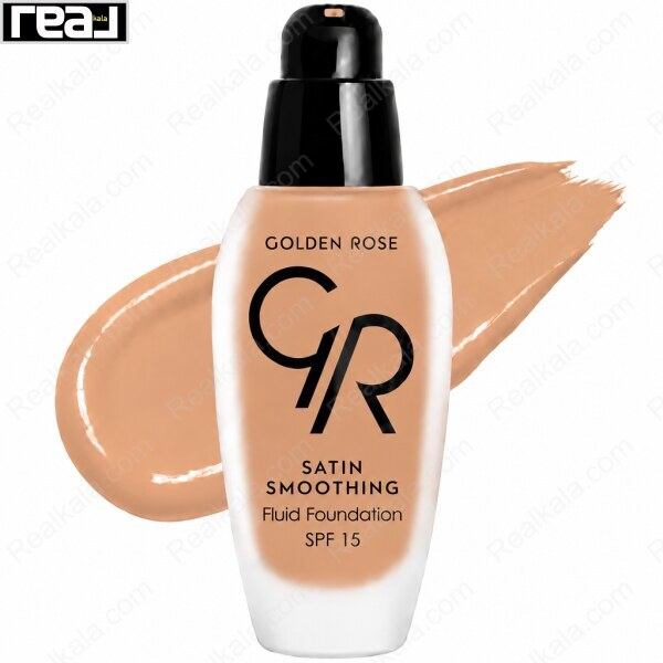 ایجاد نمایی یکدست روی چهره با کرم پودر ساتین اسموتینگ گلدن رز شماره 25 همراه با SPF 15