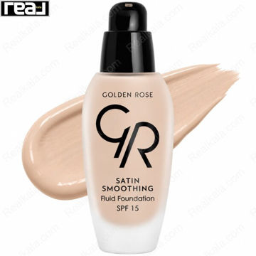 ایجاد بافت یکدست و پوشش طبیعی با کرم پودر ساتین اسموتینگ گلدن رز شماره 34 دارای SPF 15