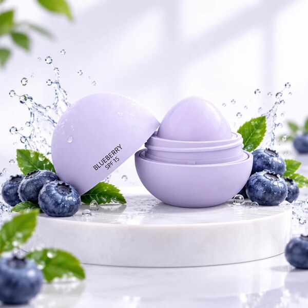 بالم کره لب توپی گلدن رز عصاره بلوبری با ترکیبات آنتی‌اکسیدان و SPF 15