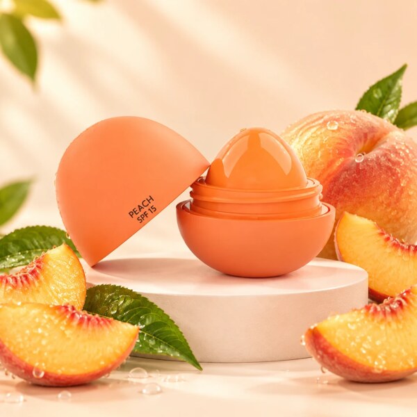 بالم کره لب توپی گلدن رز عصاره هلو آبرسان لب با SPF 15