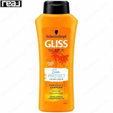 شامپو محافظت در برابر آفتاب و کلر استخر گلیس مدل Sun Protect حجم 525ml