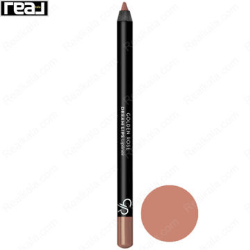 مداد لب گلدن رز سری Dream Lips شماره 537 با بدنه مشکی و مغزی نود خاکی