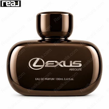 ادو پرفیوم لکسوس ابسولوت رودییر 100 میل با بطری خاکستری تیره و رایحه چوبی تلخ و خنک