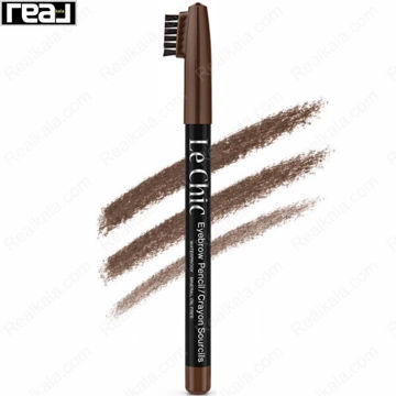مداد ابرو برس دار لچیک شماره 305 قهوه‌ای کاپوچینویی