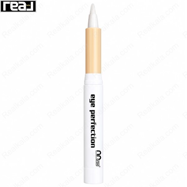 کانسیلر قلمی Marox مدل Eye Perfection با پد مخروطی و بدنه سفید