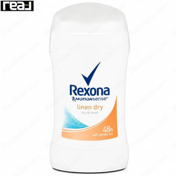 استیک ضد تعریق رکسونا زنانه Linen Dry با محافظت 48 ساعته و رایحه ملایم