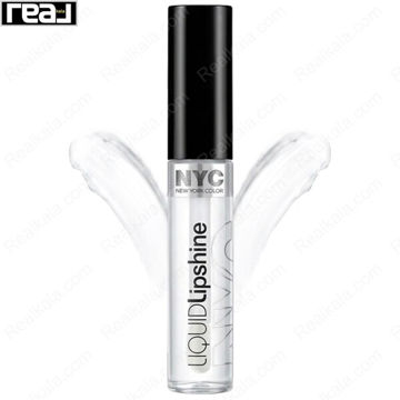 برق لب مایع شفاف ان وای سی مدل Liquid Lipshine شماره 574 رنگ City’s Clear