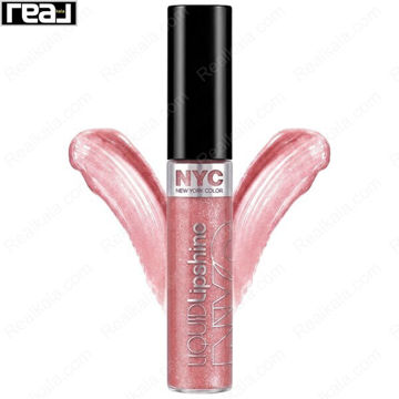 برق لب مایع شاین ان وای سی مدل Liquid Lipshine شماره 577 رنگ Pink Cosmo