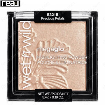 هایلایتر پودری وت اند وایلد مدل MegaGlo Highlighting Powder رنگ Precious Petals کد E321B وزن 5.4g