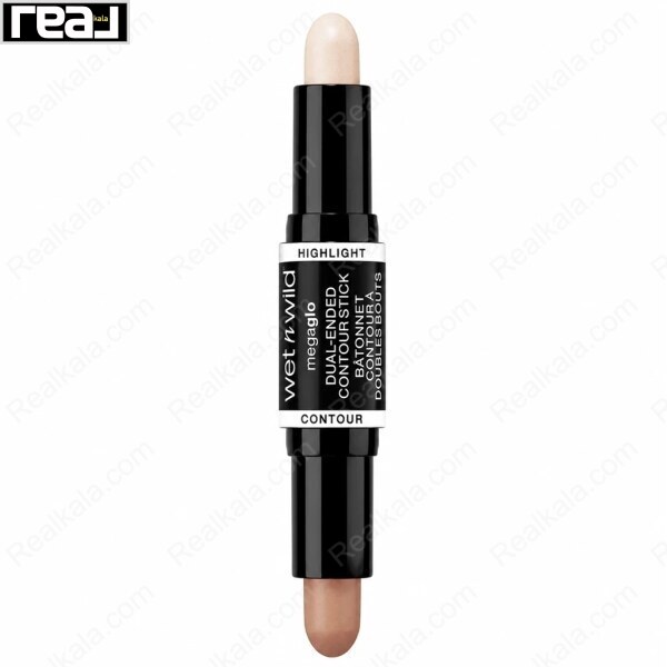 استیک کانتور و هایلایتر دو سر وت اند وایلد مگاگلو رنگ لایت مدیوم کد E7511 وزن 8 گرم